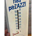 Original Vintage 1950s Drink Bubble Up Soda Sign Metal Therm Advertising