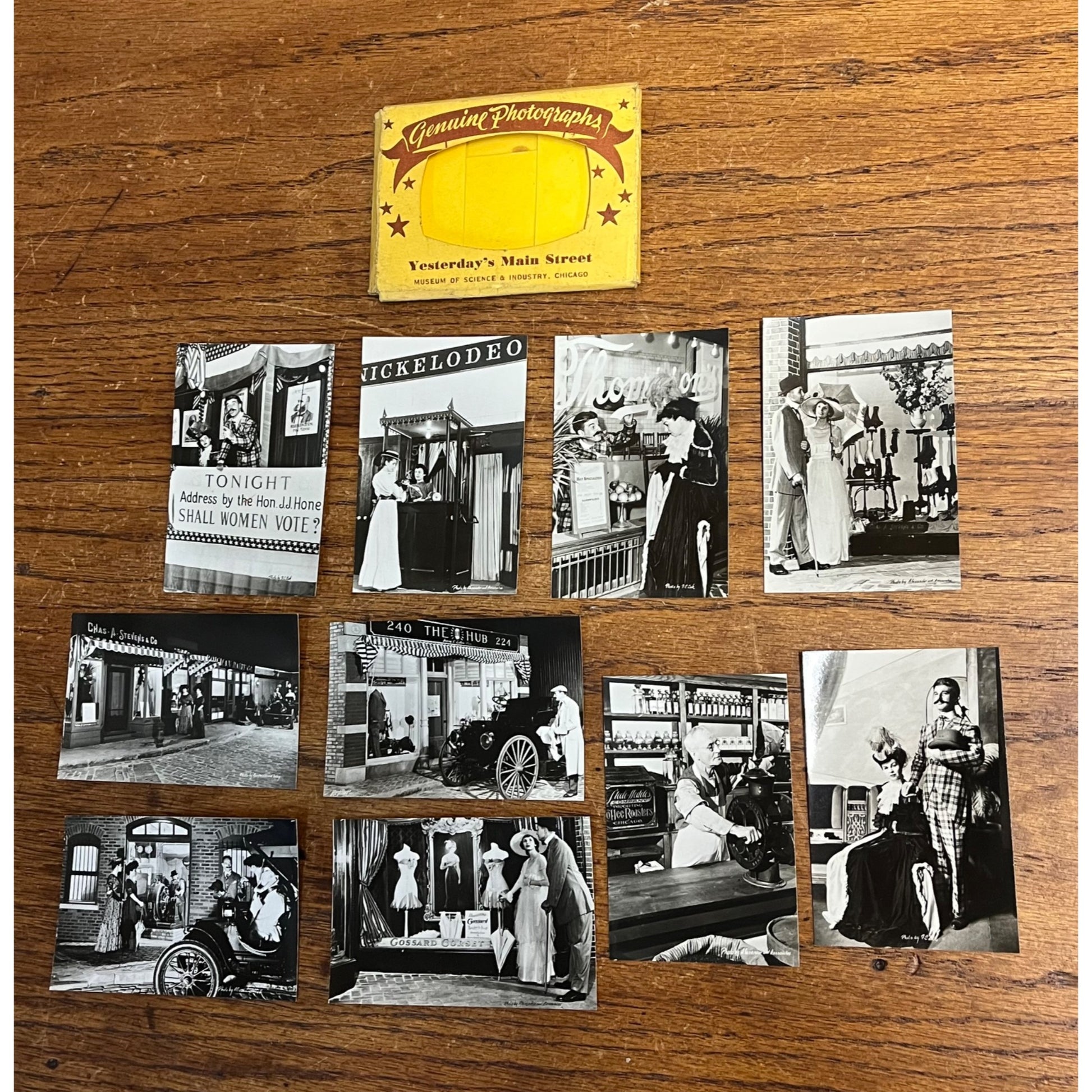 Museum Of Science Industry Yesterdays Main Street Chicago Real Photos Souvenir