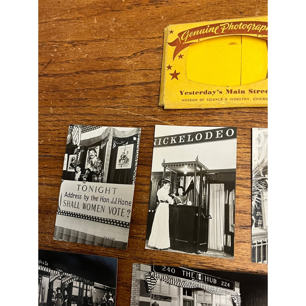 Museum Of Science Industry Yesterdays Main Street Chicago Real Photos Souvenir