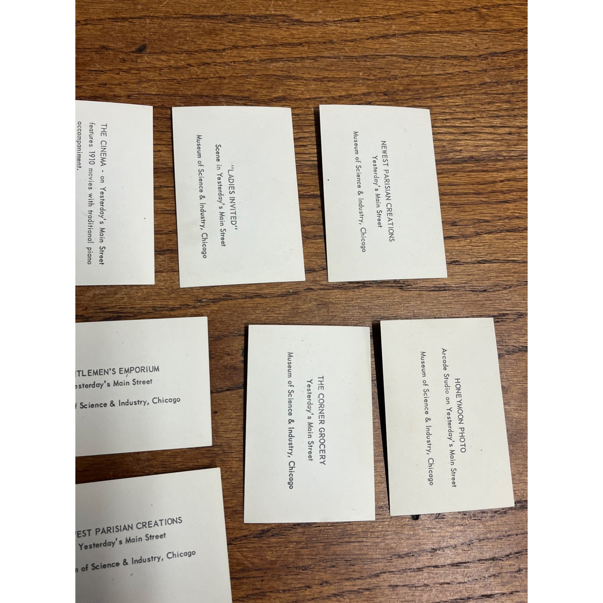 Museum Of Science Industry Yesterdays Main Street Chicago Real Photos Souvenir