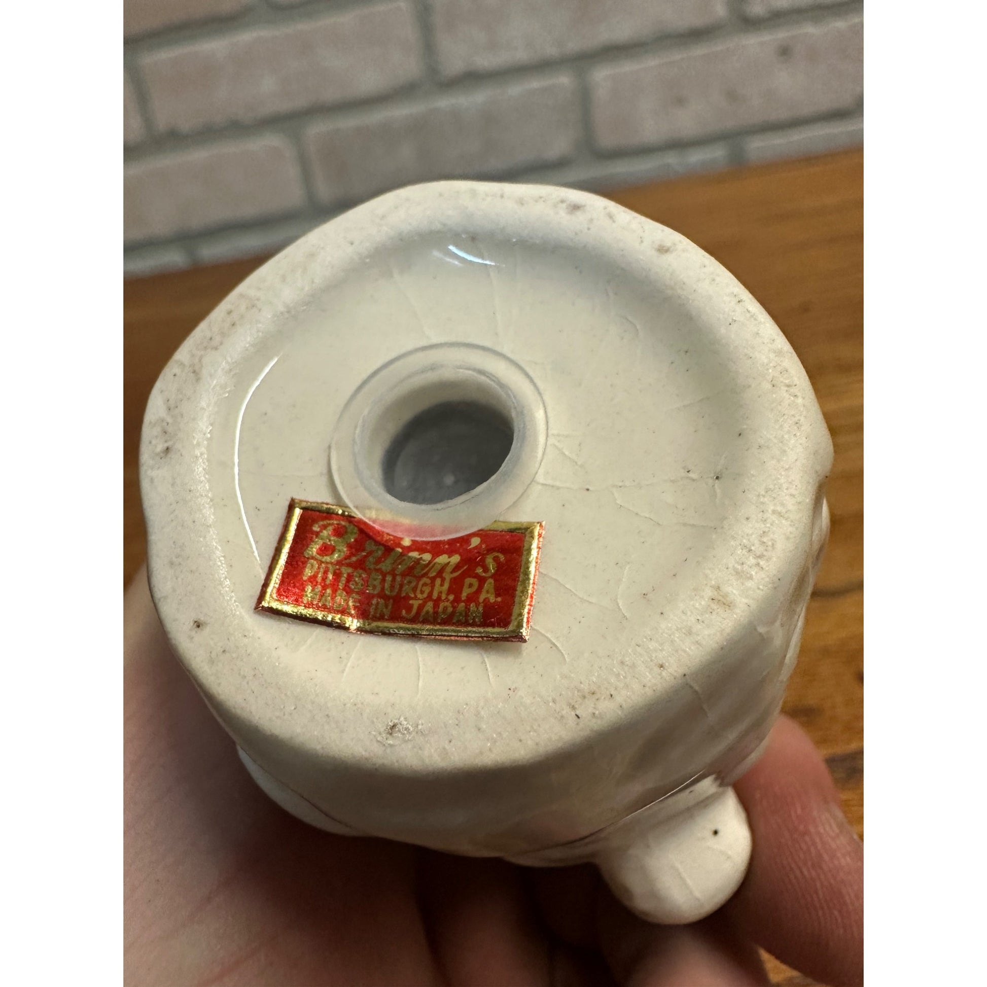 Vintage 1960s MCM Santa Christmas Salt Pepper Shakers Kitschy Brinn's Japan