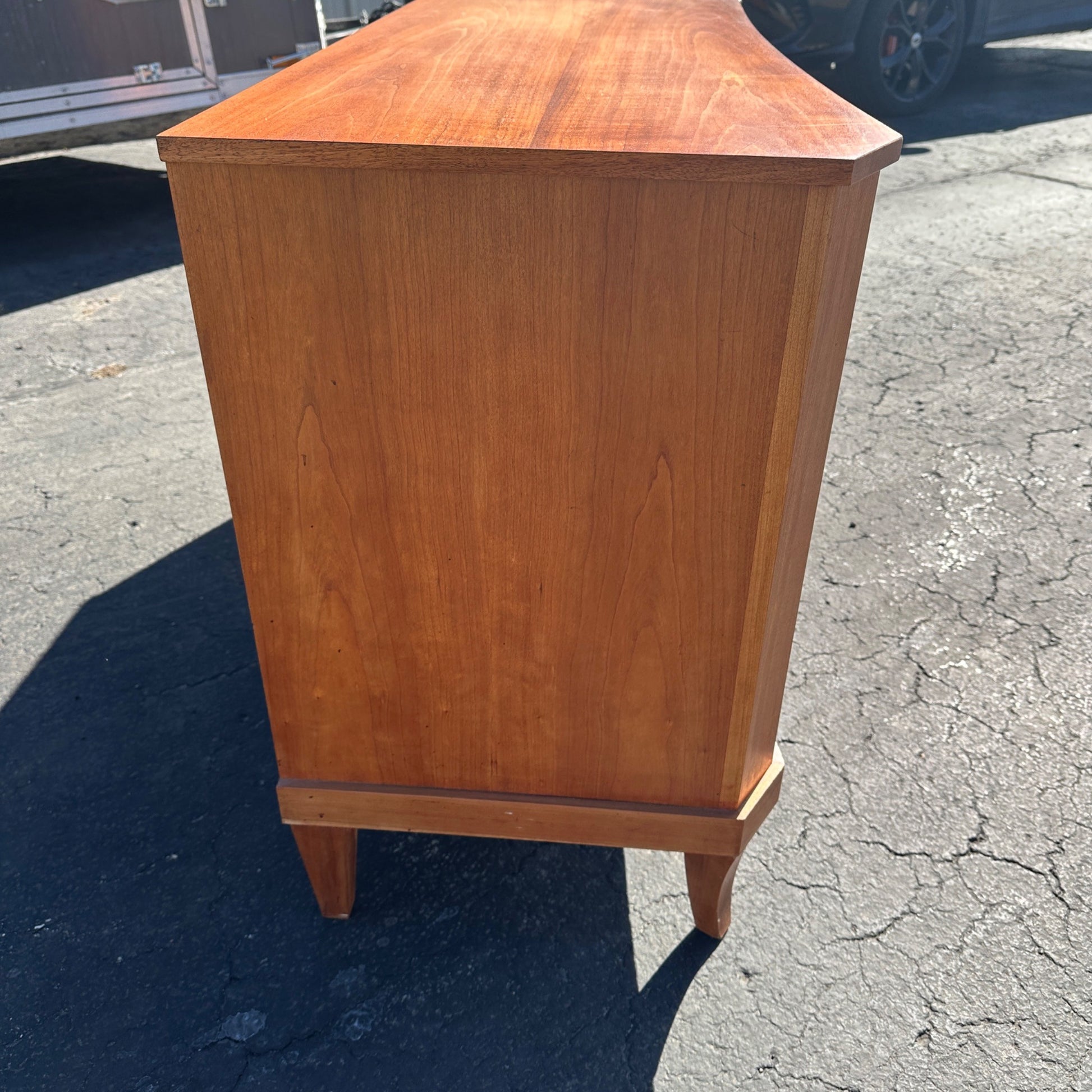 Michael Taylor Baker Furniture Regency Concave Sideboard Credenza Mid-Century