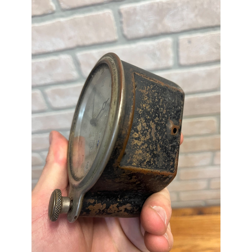 Vintage Smiths 8-Day Mechanical Automobile Dashboard Clock