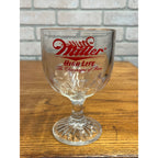 Vintage Miller High Life Footed Beer Glass or Goblet The Champagne of Beers