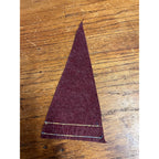 Vintage 1950s Milwaukee Braves Mini 9" Felt Pennant Flag MLB Baseball Indian