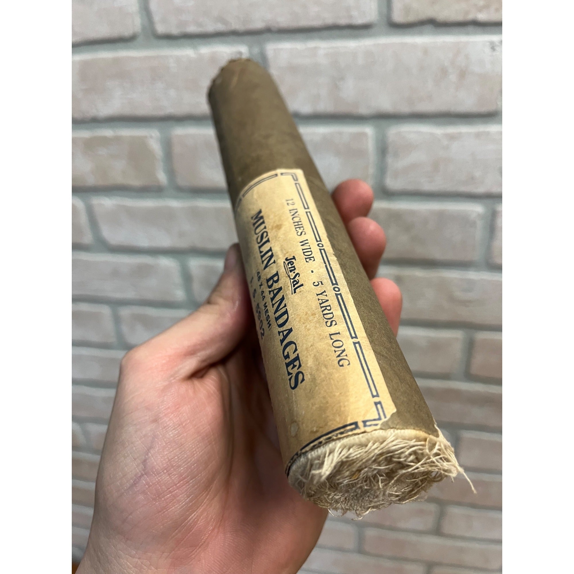 Vintage Jen-Sal Jensen Salsbery Laboratories Medical Muslin Bandages Unused