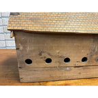 Antique 1880s Converse Litho Wood Barn & Farm Animals Child's Toy Playset
