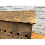 Antique 1880s Converse Litho Wood Barn & Farm Animals Child's Toy Playset