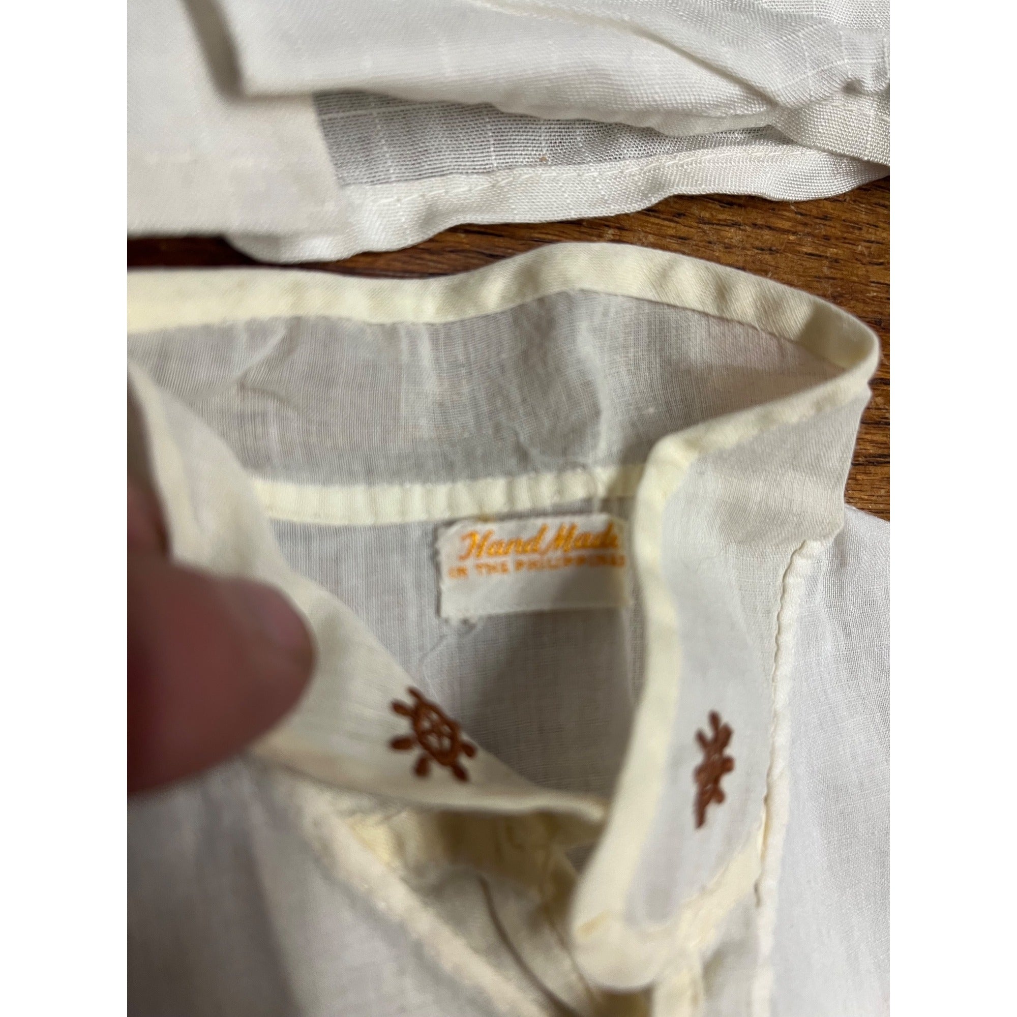 Vintage Child's Button-Up Collared Shirt Railroad Tracks Attired Birds Safety Teaching Textile