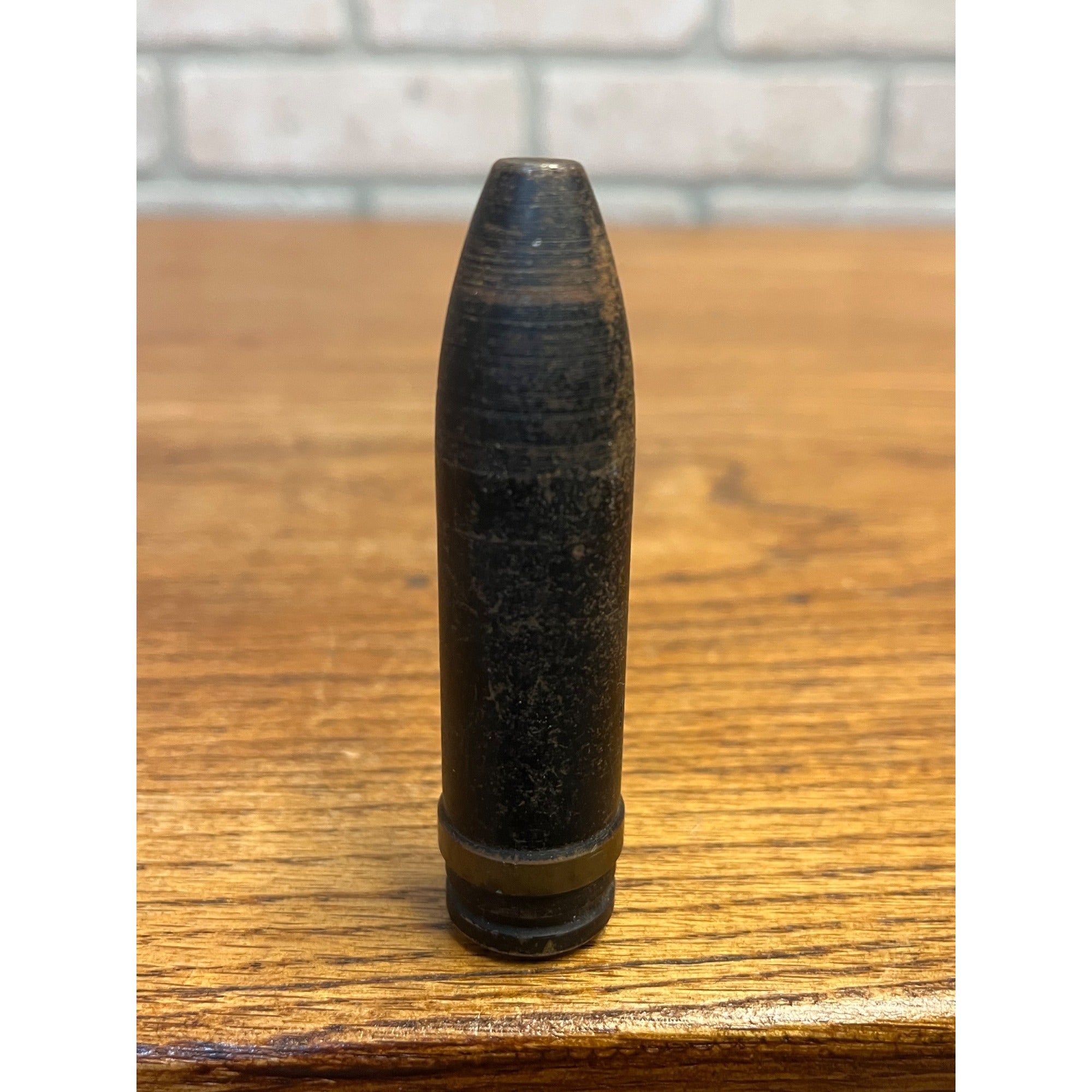 Vintage WWII 20MM Dummy Inert Training Round Projectile - Dated 1943