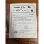 1971 Stock Car 200 Mile Race National Championship Souvenir Program Wisconsin