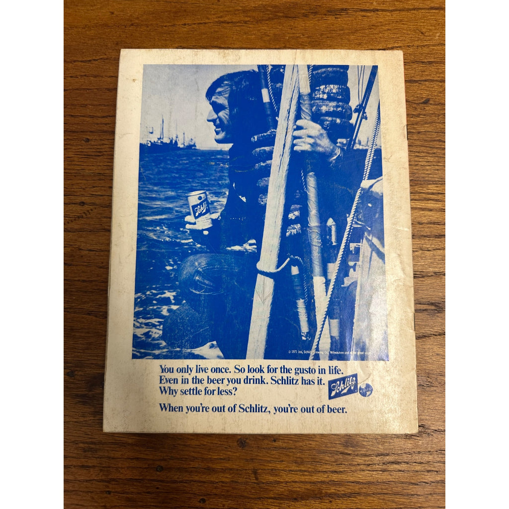 1971 Stock Car 200 Mile Race National Championship Souvenir Program Wisconsin