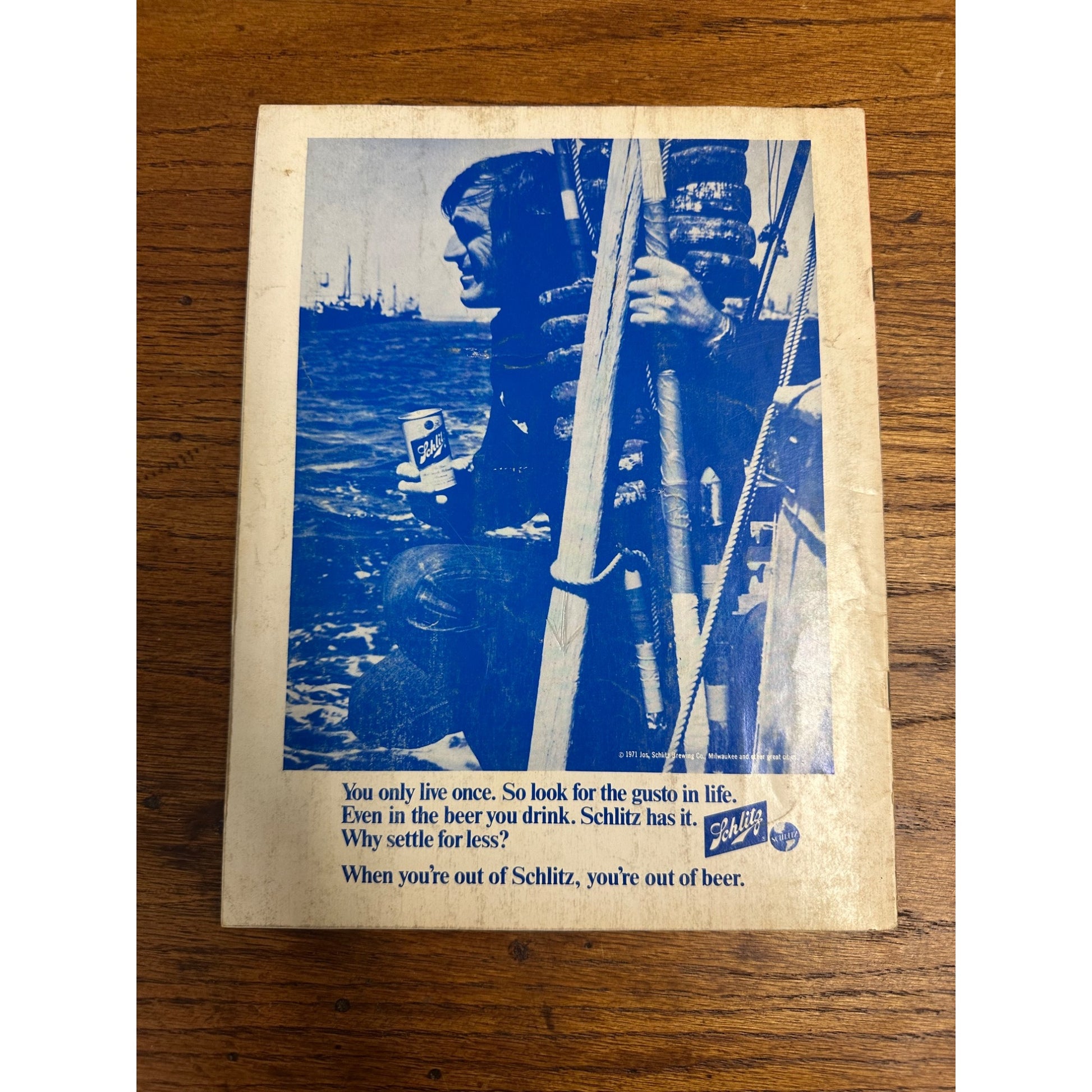 1971 Stock Car 200 Mile Race National Championship Souvenir Program Wisconsin