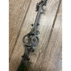 Vintage Old Star of David Green Ripple Glass Weathervane Weather Vane Arrow