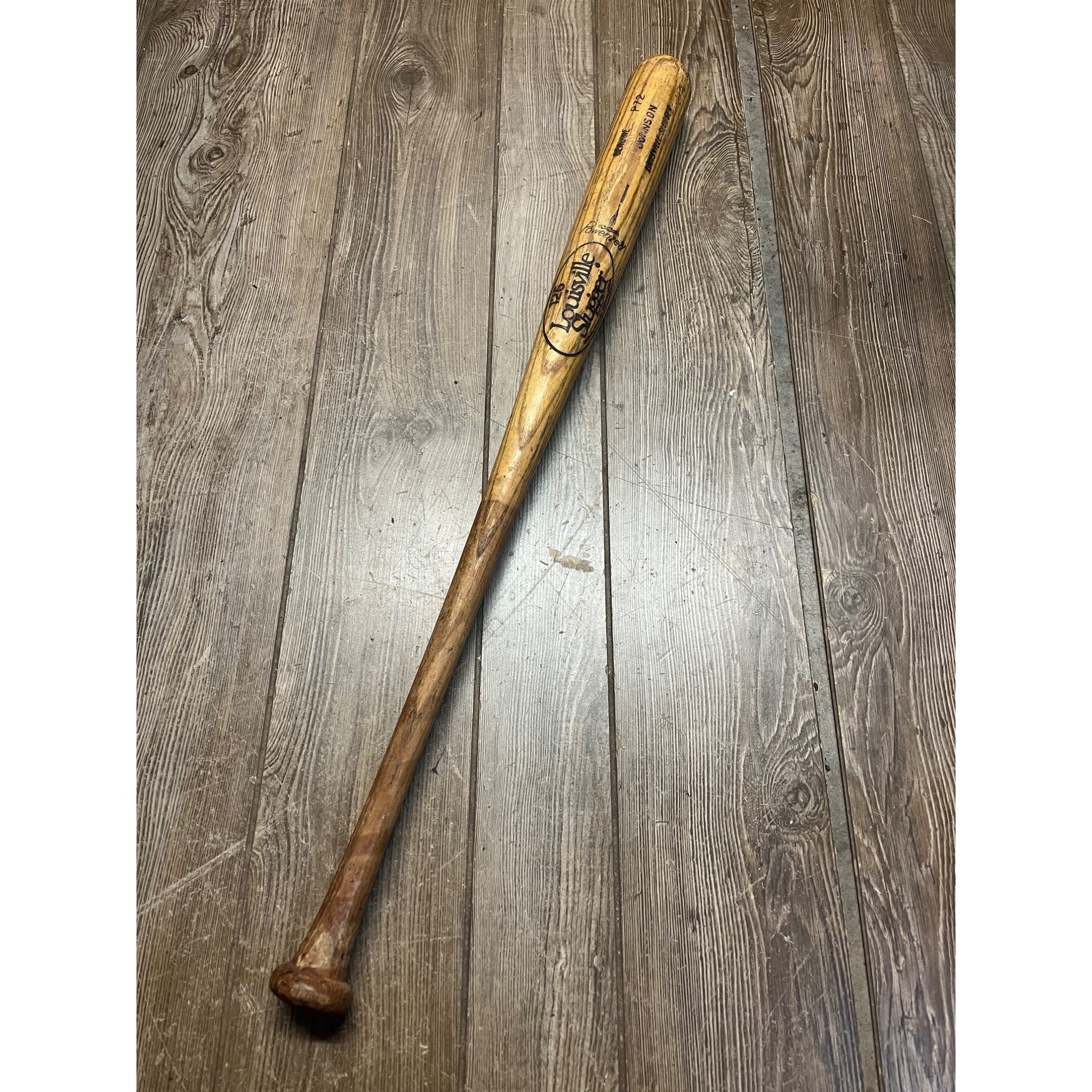 Wallace Johnson Original Game Used Baseball Bat MLB Louisville Expos