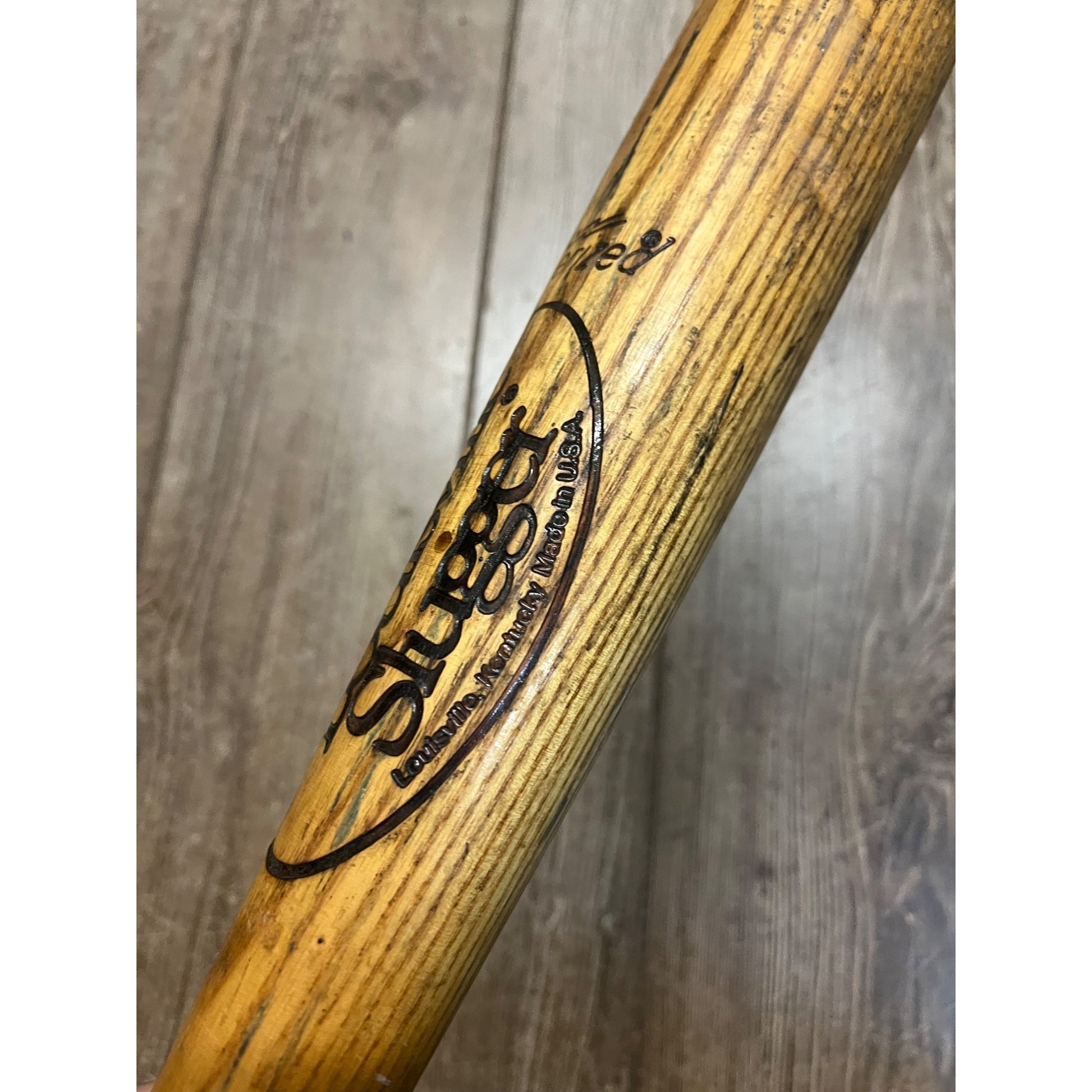 Wallace Johnson Original Game Used Baseball Bat MLB Louisville Expos