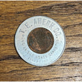 Vintage Fond Du Lac, Wisconsin WI T. E. Ahern Clothing Store Encased Cent Penny