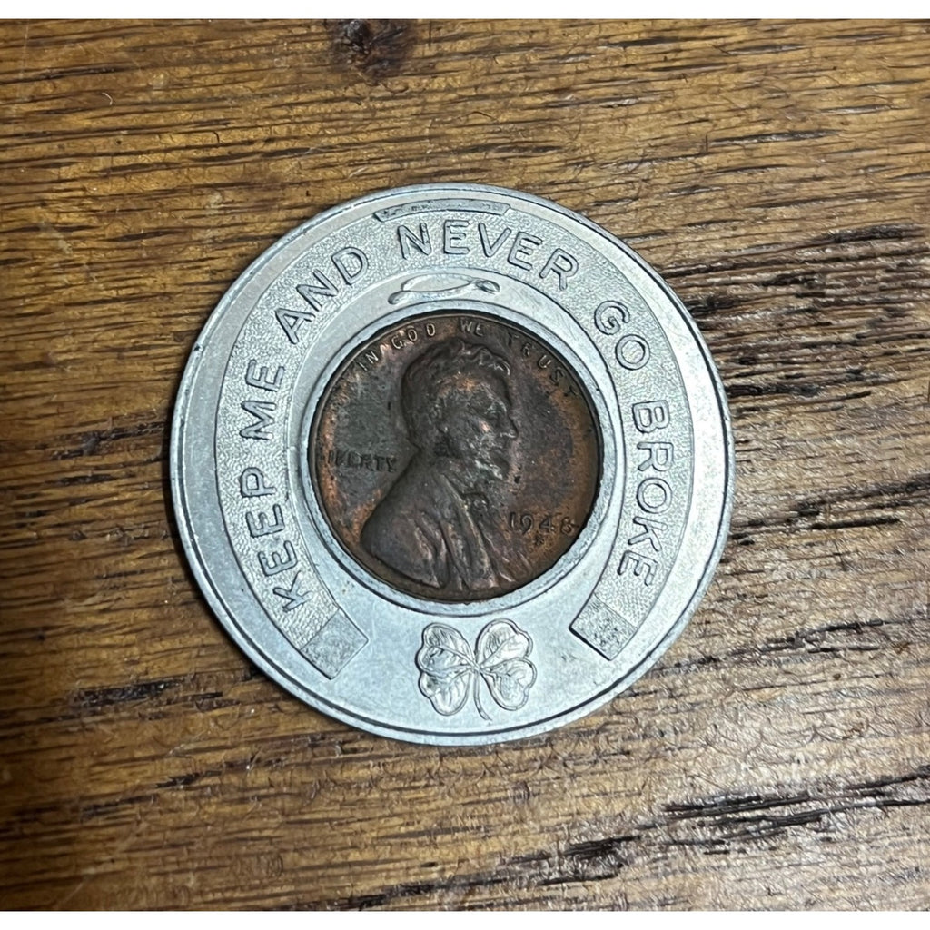 Vintage Fond Du Lac, Wisconsin WI T. E. Ahern Clothing Store Encased Cent Penny