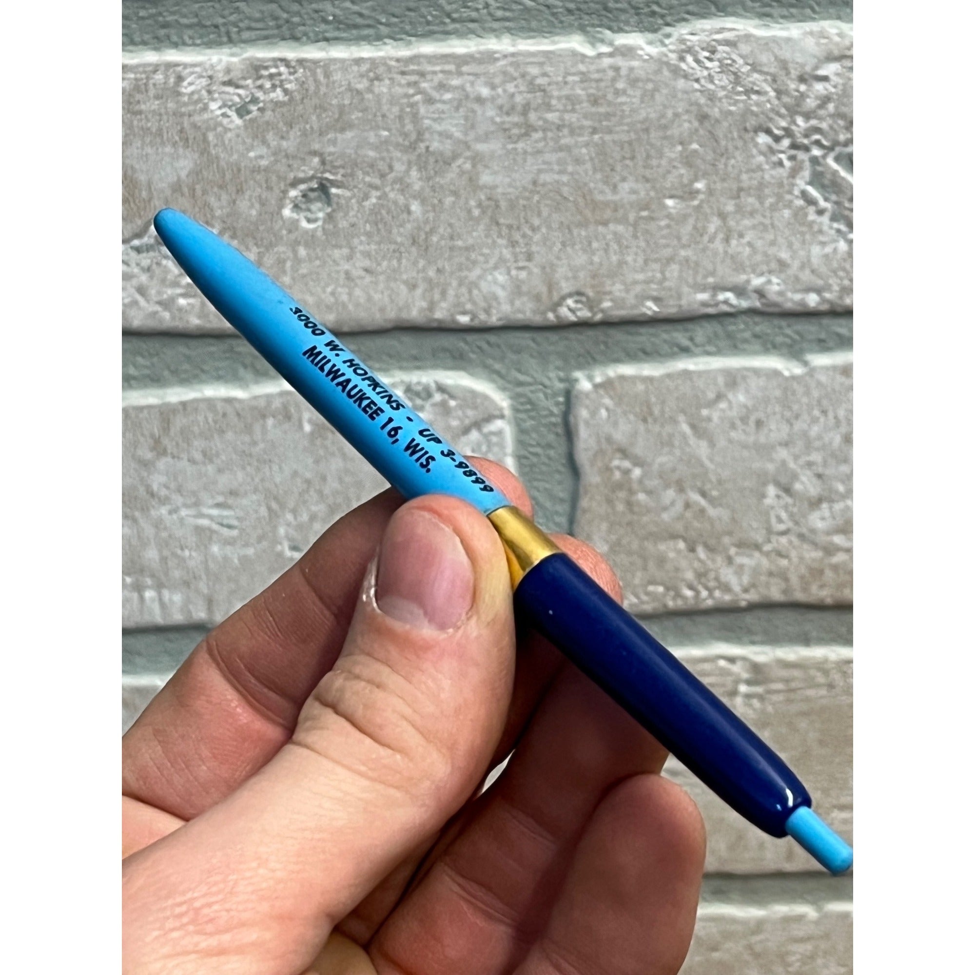 Vintage 1940s Christy's Petro Service Gas Milwaukee Wisconsin Advertising Pen