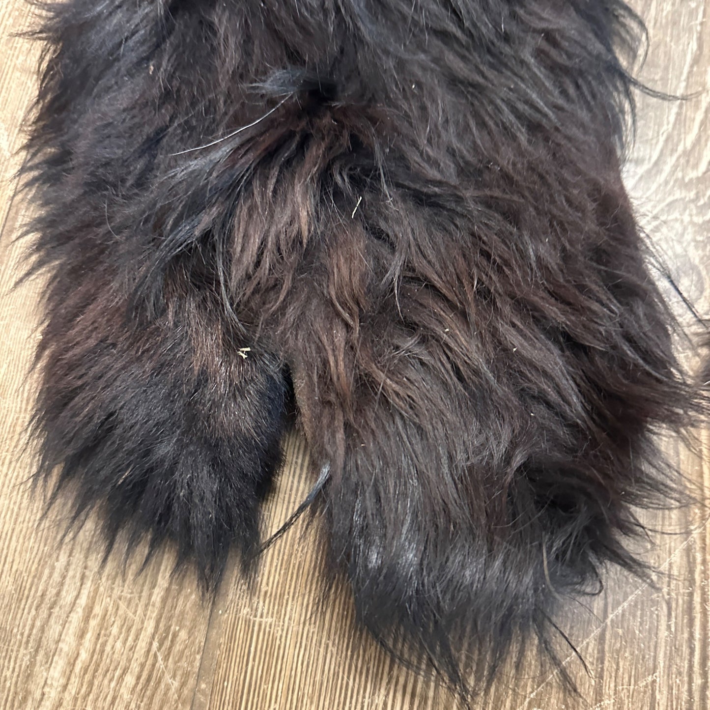 Vintage Bear Skin Fur Leather Gauntlet Mittens Lined Early 1900 Men's Gloves