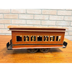 RARE Vintage 1900s Dayton Hillclimber Trolley Street Car Steel Toy Original Paint