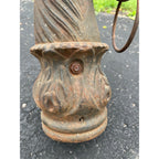Antique Cast Iron Horse Head Hitching Post Finial Original Primitive Farm Stable Architectural