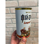 Old Timer's Lager Beer Coin Bank Can West Bend Litha Co. West Bend, Wisconsin