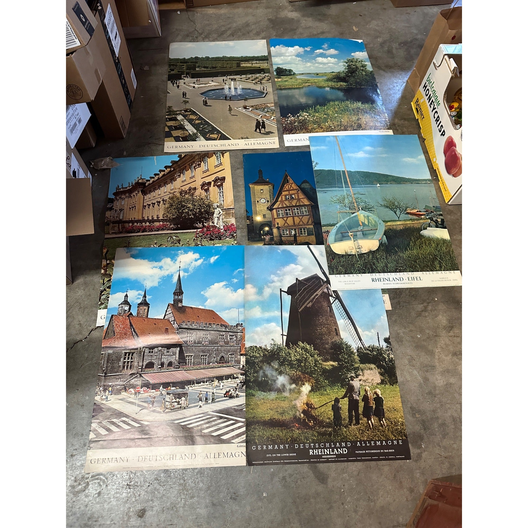 (7) Vintage Original  1965 1960s Germany Tourism Posters Berlin Deutschland