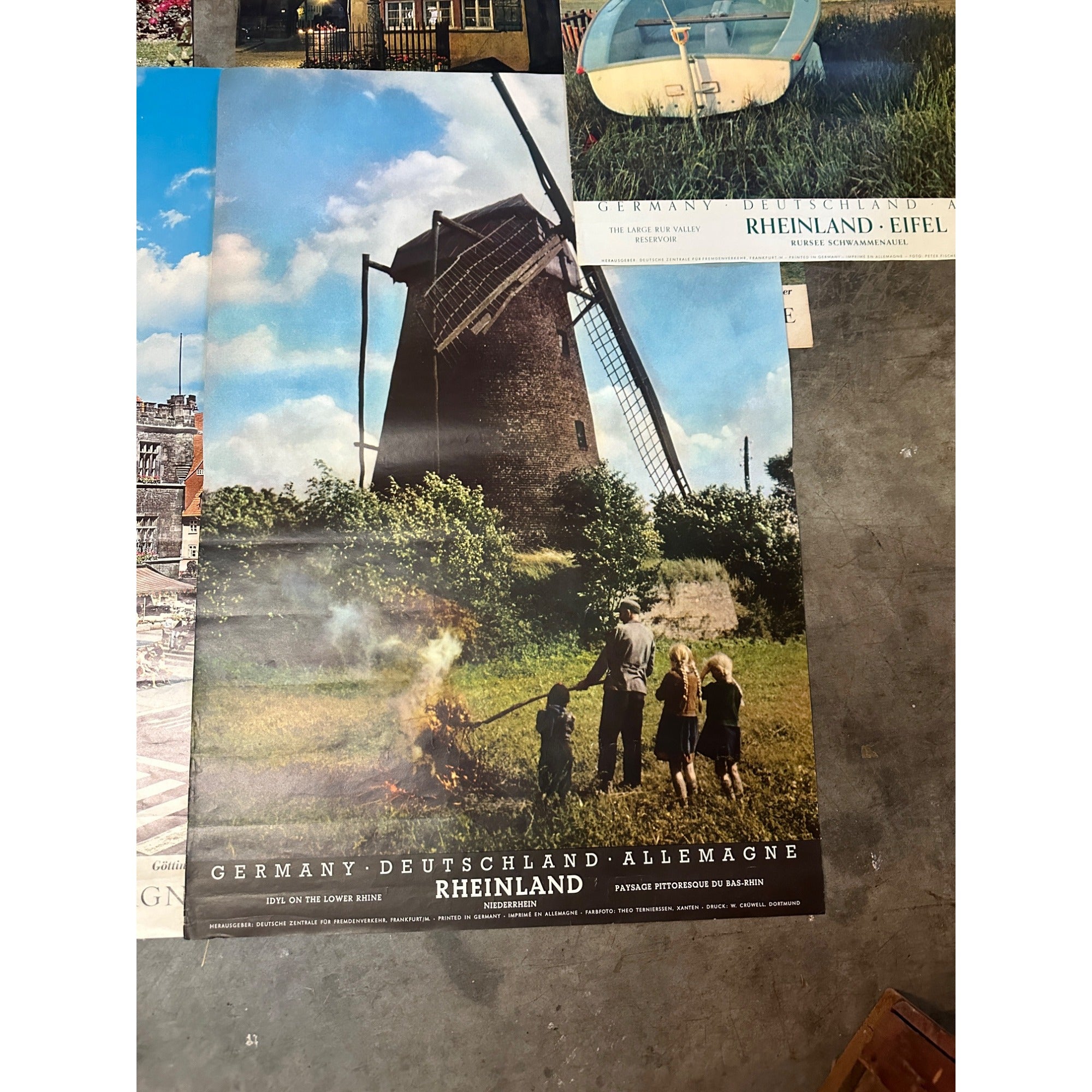 (7) Vintage Original  1965 1960s Germany Tourism Posters Berlin Deutschland