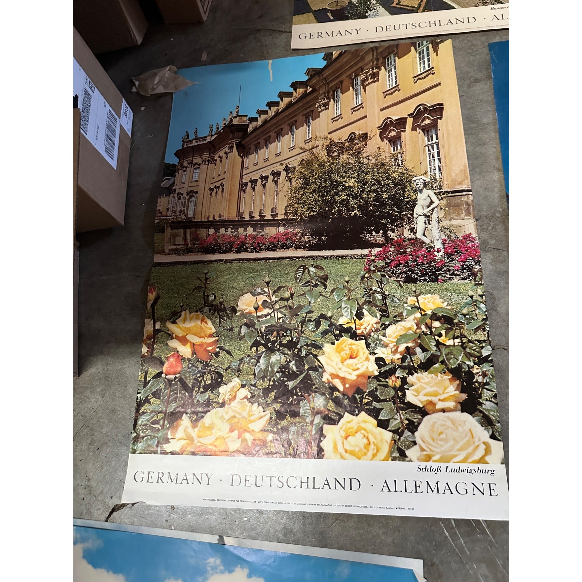 (7) Vintage Original  1965 1960s Germany Tourism Posters Berlin Deutschland