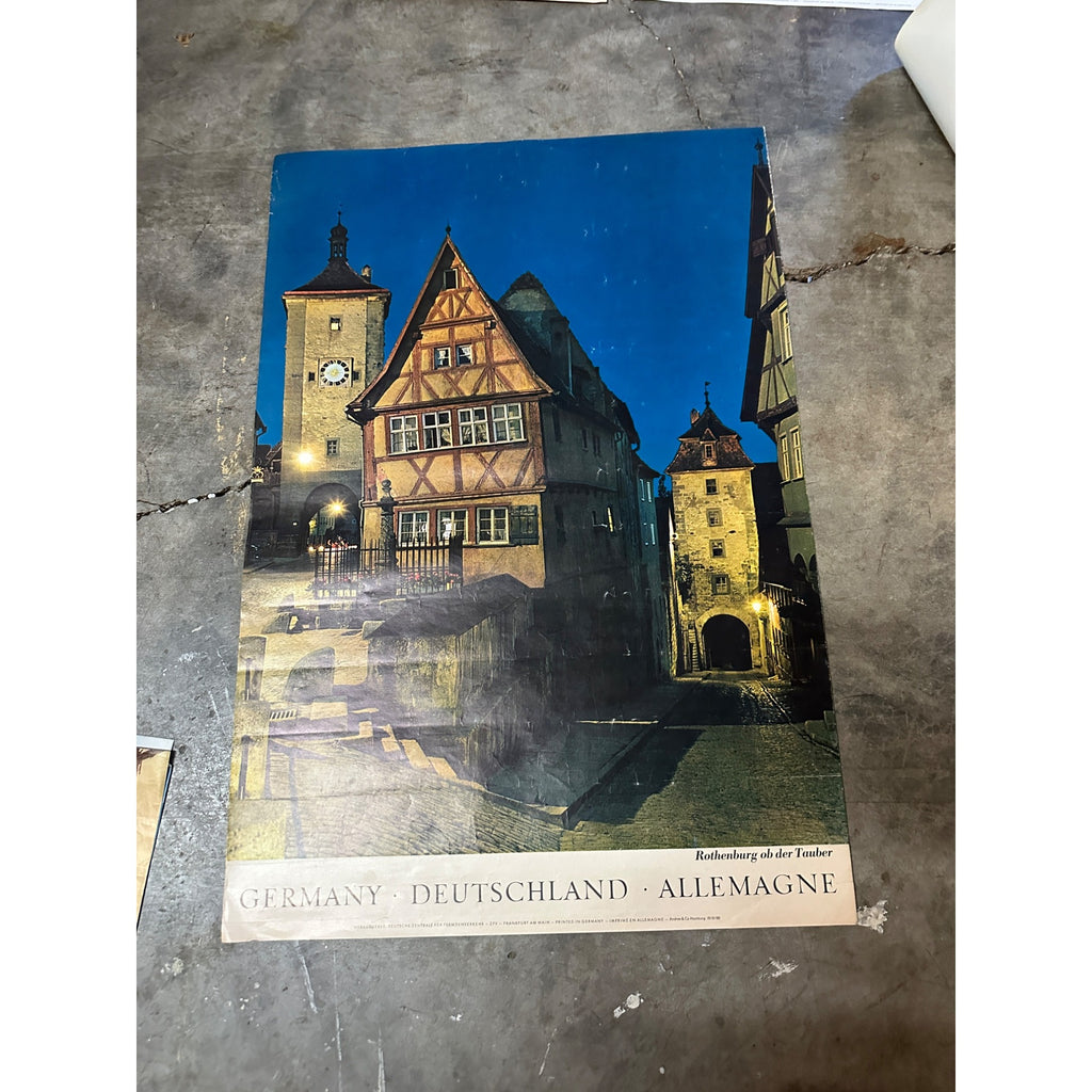 (7) Vintage Original  1965 1960s Germany Tourism Posters Berlin Deutschland