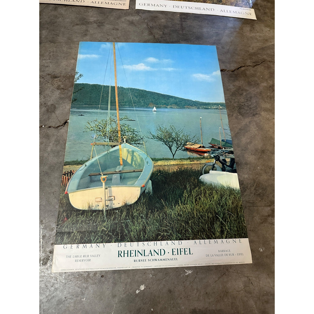 (7) Vintage Original  1965 1960s Germany Tourism Posters Berlin Deutschland