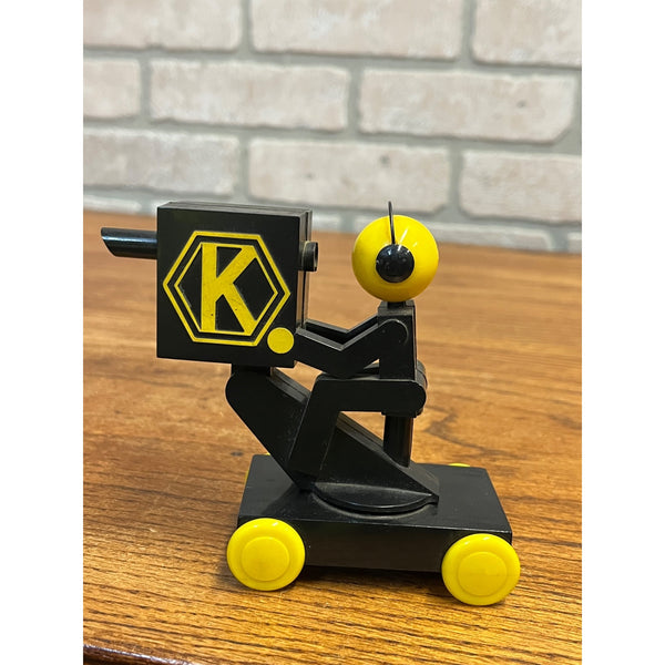 Vintage 1950s Kraft Television Cameraman Toy Premium Plastic Advertising Promo