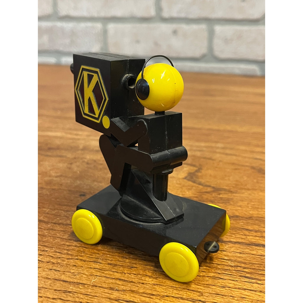 Vintage 1950s Kraft Television Cameraman Toy Premium Plastic Advertising Promo