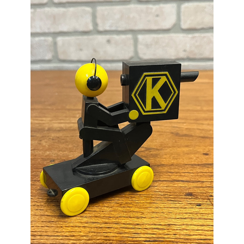 Vintage 1950s Kraft Television Cameraman Toy Premium Plastic Advertising Promo