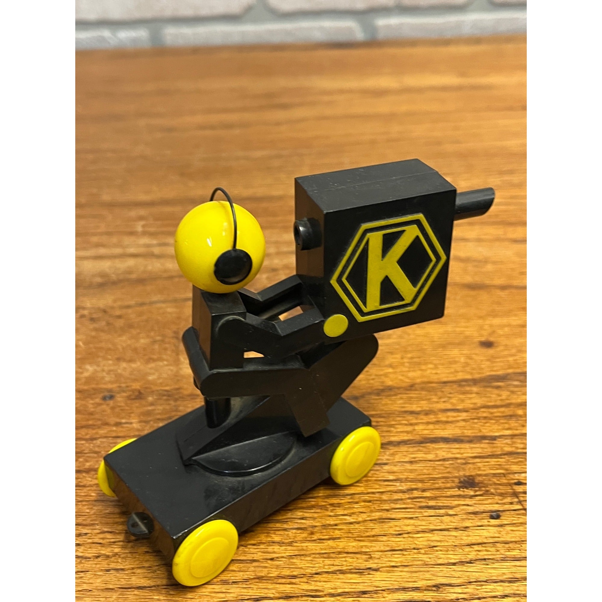 Vintage 1950s Kraft Television Cameraman Toy Premium Plastic Advertising Promo