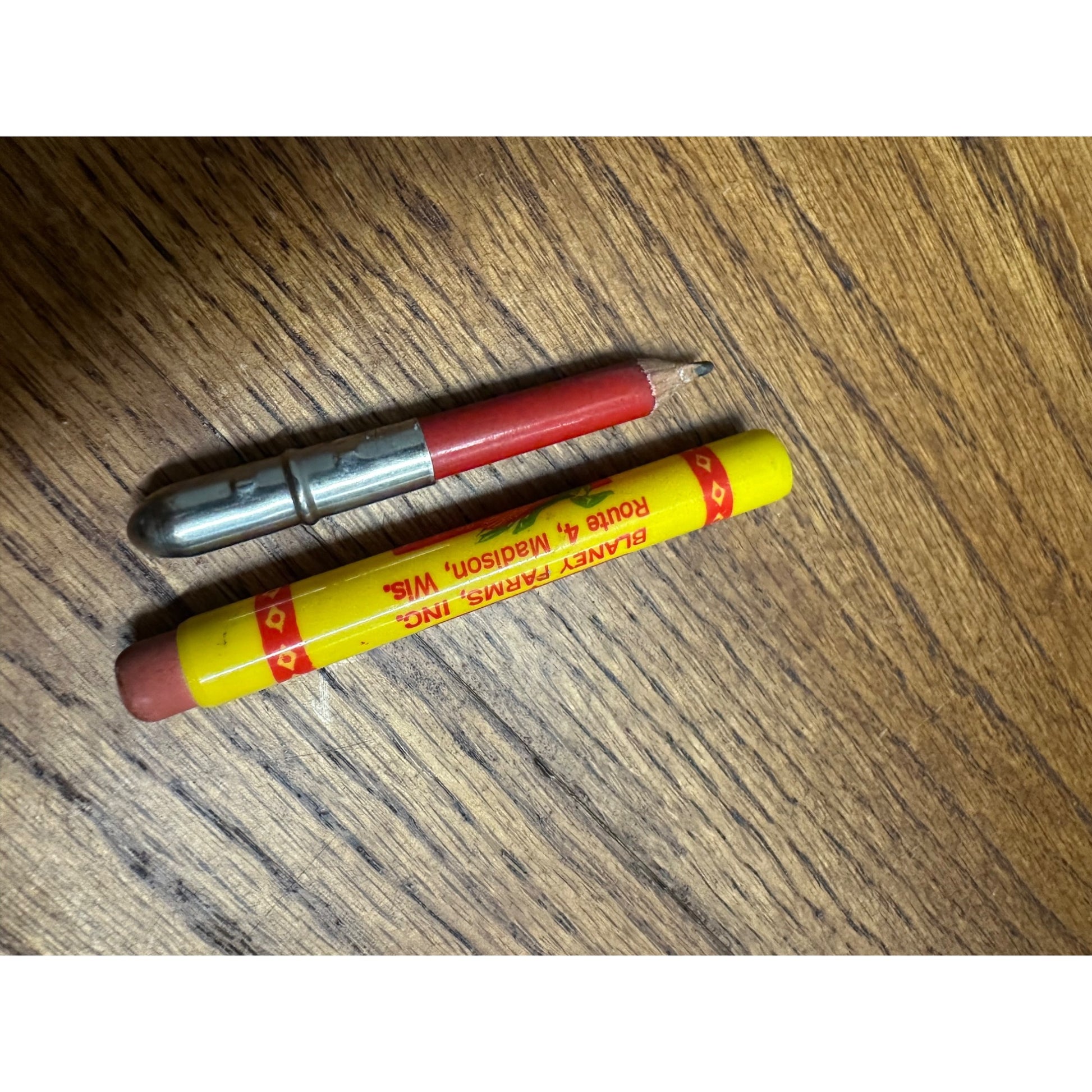 Vintage Advertising Pencil Bullet Blaney Hybrids Madison Wisconsin Seed Corn