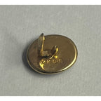 Antique Victorian Men's Opal Shirt Stud & Chain 14k Yellow Gold -- 0.69 g Grams