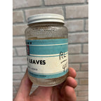 Vintage Kent Drug Co. Catnip Leaves Empty Glass Jar Apothecary