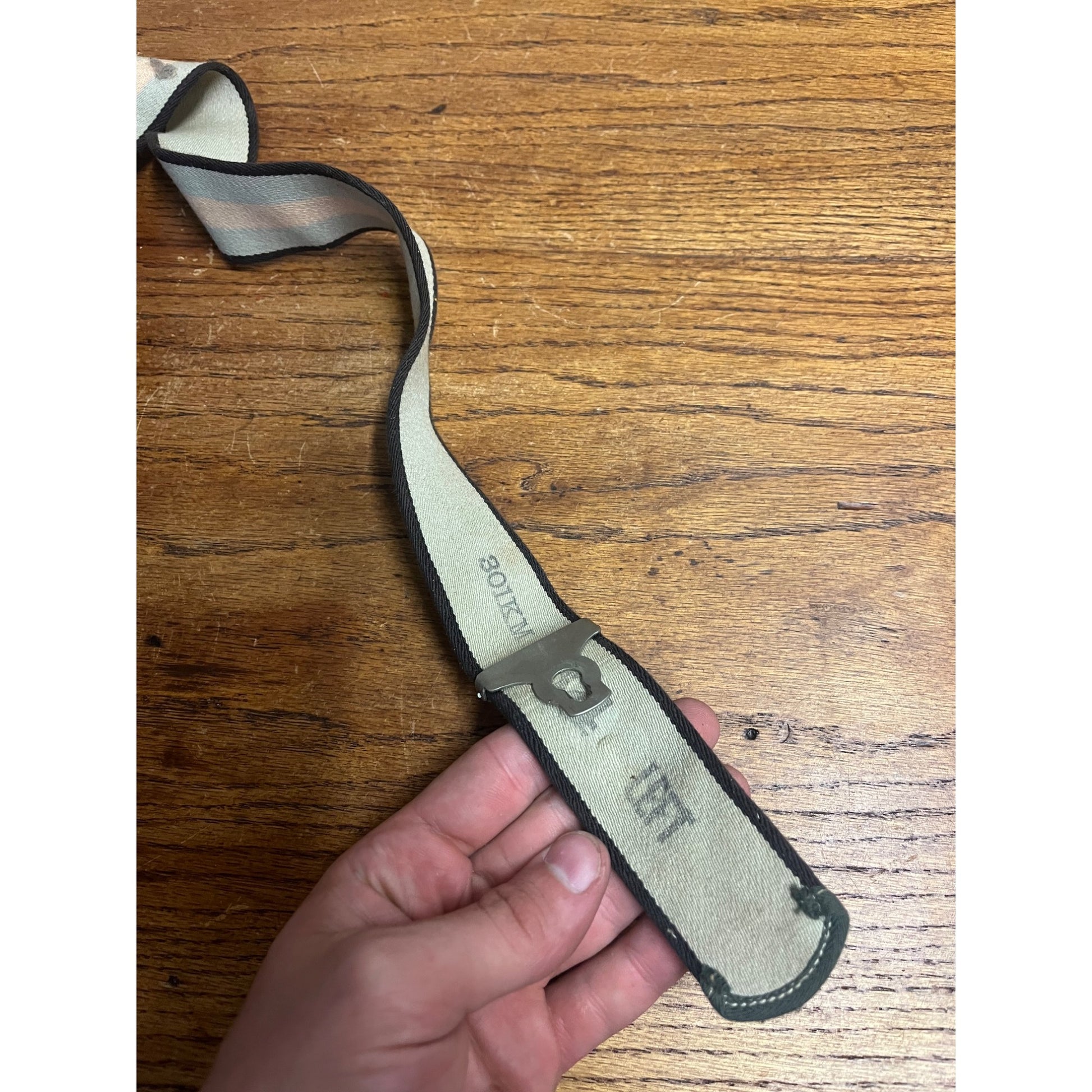 Antique Vintage Hernia Belt Medical Device Oddity Leather Ohio Truss Co. 1900s