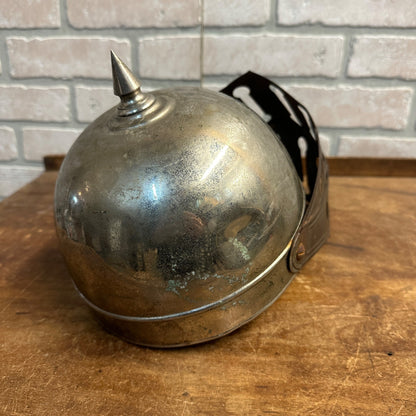 Early German Childs Reproduction Knights Helmet W/ Shield