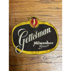 Vintage Gettelman Beer Uniform Jumbo 7" Jacket Patch Milwaukee Wisconsin WI