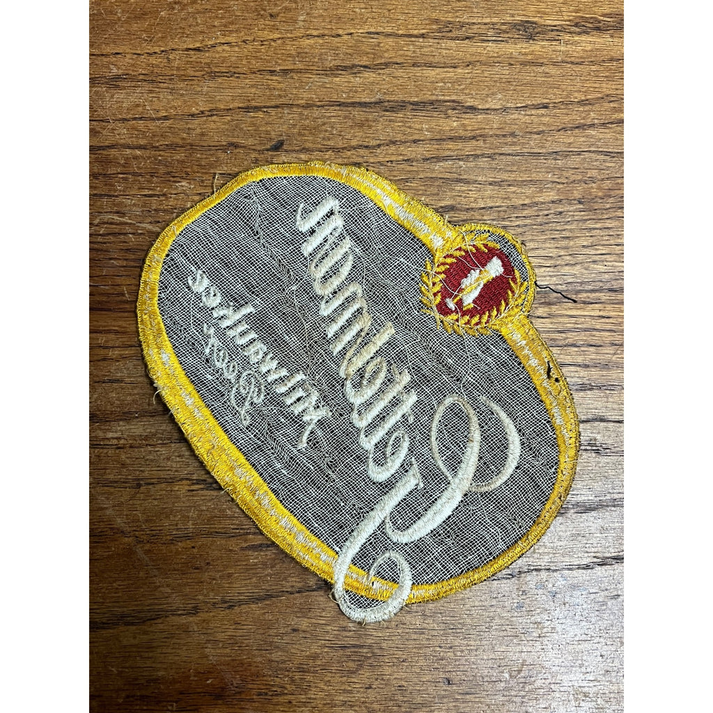 Vintage Gettelman Beer Uniform Jumbo 7" Jacket Patch Milwaukee Wisconsin WI