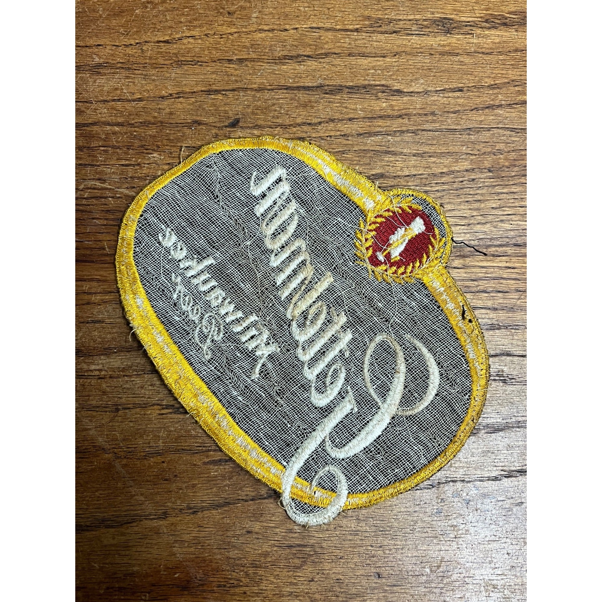 Vintage Gettelman Beer Uniform Jumbo 7" Jacket Patch Milwaukee Wisconsin WI