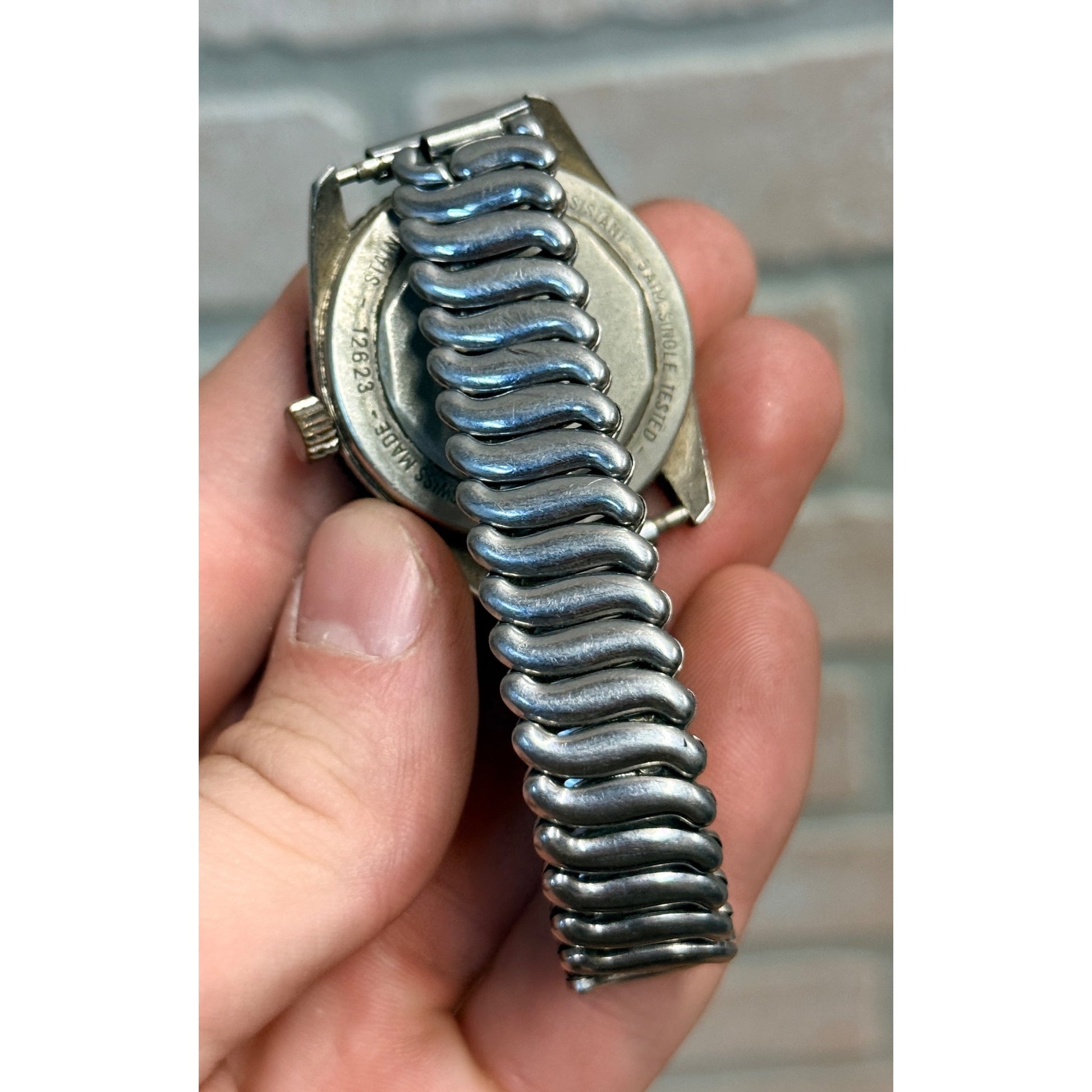 Vintage 1970s Chateau Calendar World Time Race Dive Watch 5 Atm Diver Day Date