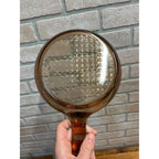 Corning Ware Vision 7 Inch Waffle Bottom Frying Pan Skillet Amber Glass FRANCE