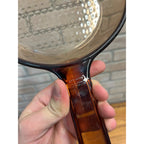 Corning Ware Vision 7 Inch Waffle Bottom Frying Pan Skillet Amber Glass FRANCE