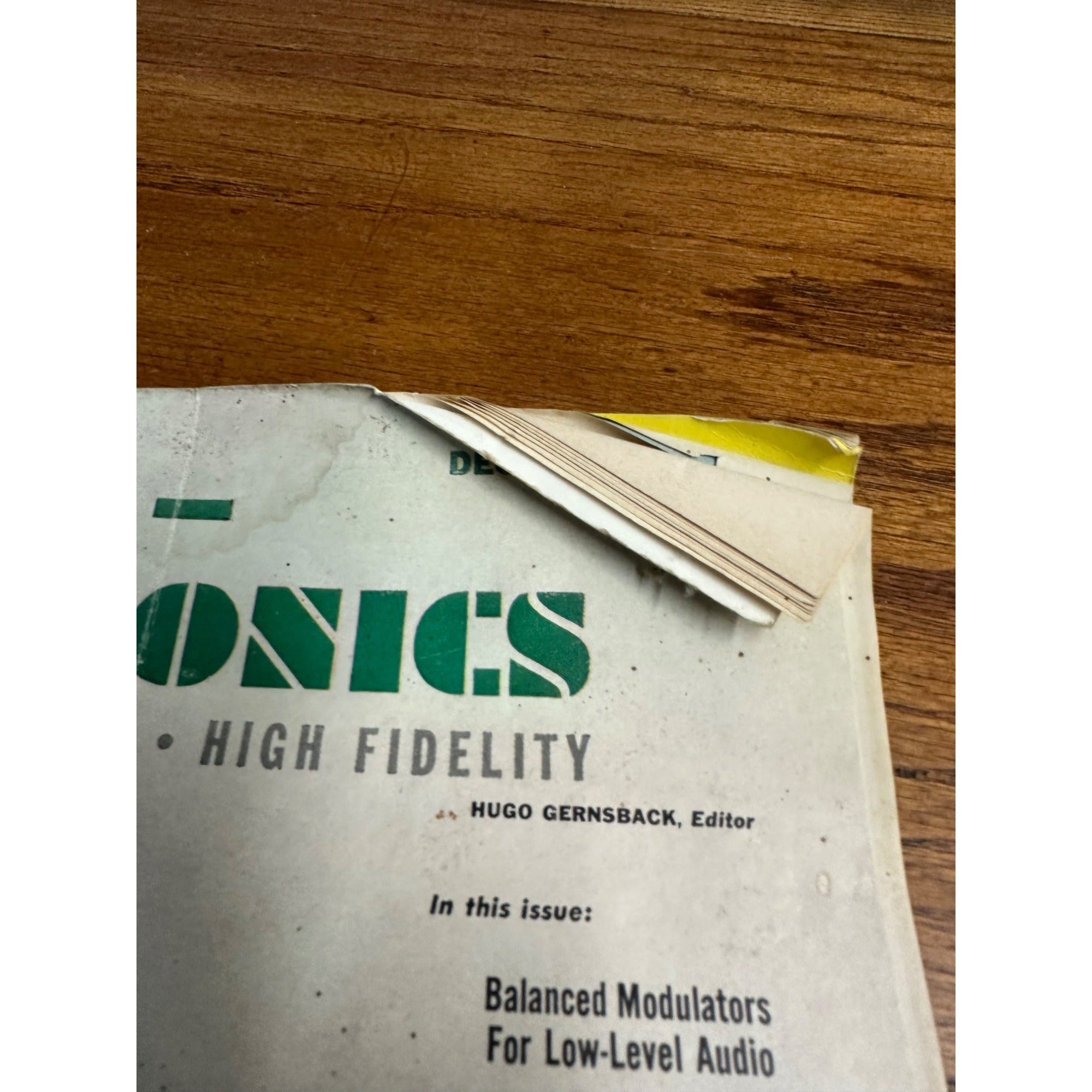 Vintage Radio Electronics Magazine December 1954 Christmas Cover TV High Fidelity