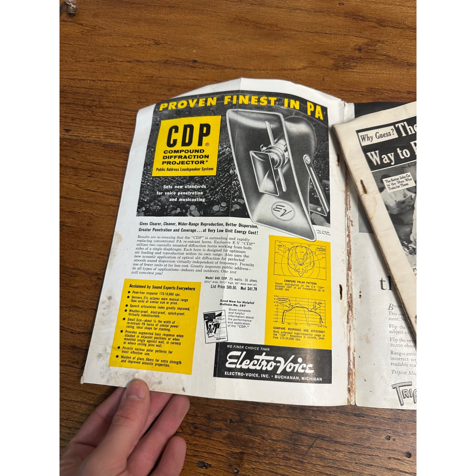 Vintage Radio Electronics Magazine December 1954 Christmas Cover TV High Fidelity