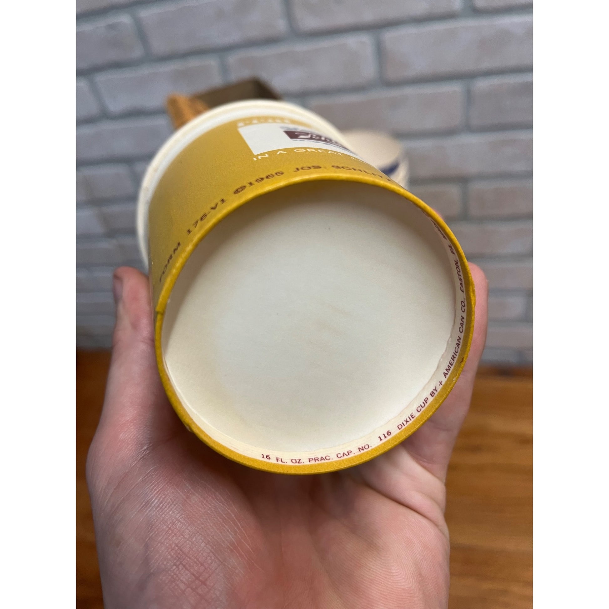 Vintage Jos. Schlitz Beer 1960s Wax 16oz Beer Cups NOS Cups Lot (47)